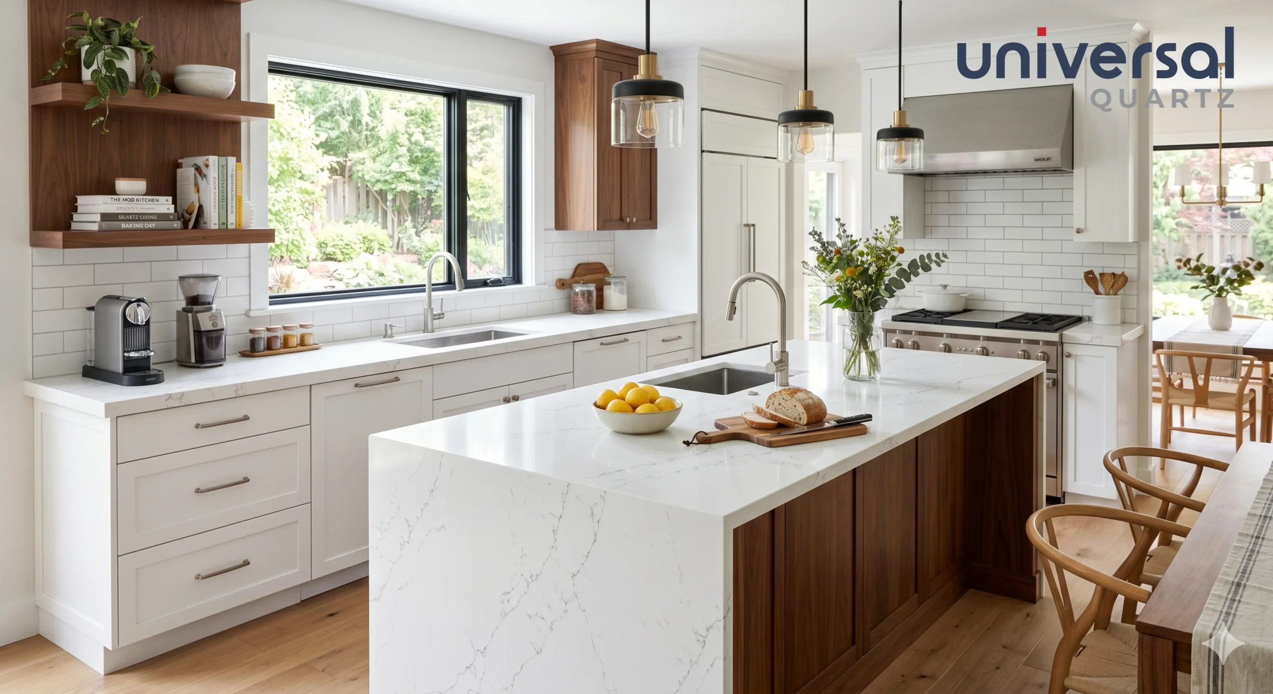 White Quartz Countertops for Kitchen: Styles, Benefits & Design Ideas 2026